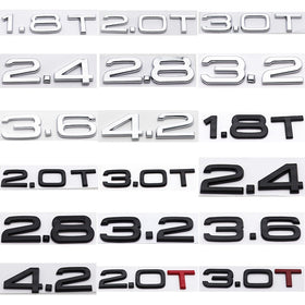 Lettres de coffre Audi (cylindrée) - Povcars