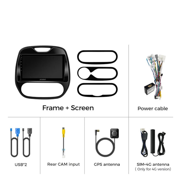 Carplay AndroidAuto radio Renault Captur