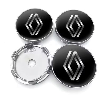 Cache moyeu Renault 56/60/65mm (x4)