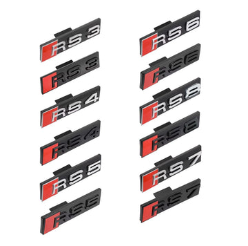 Lettres de calandre Audi RS