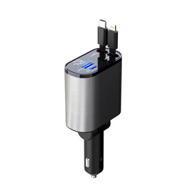 125W 4-output car fast charger