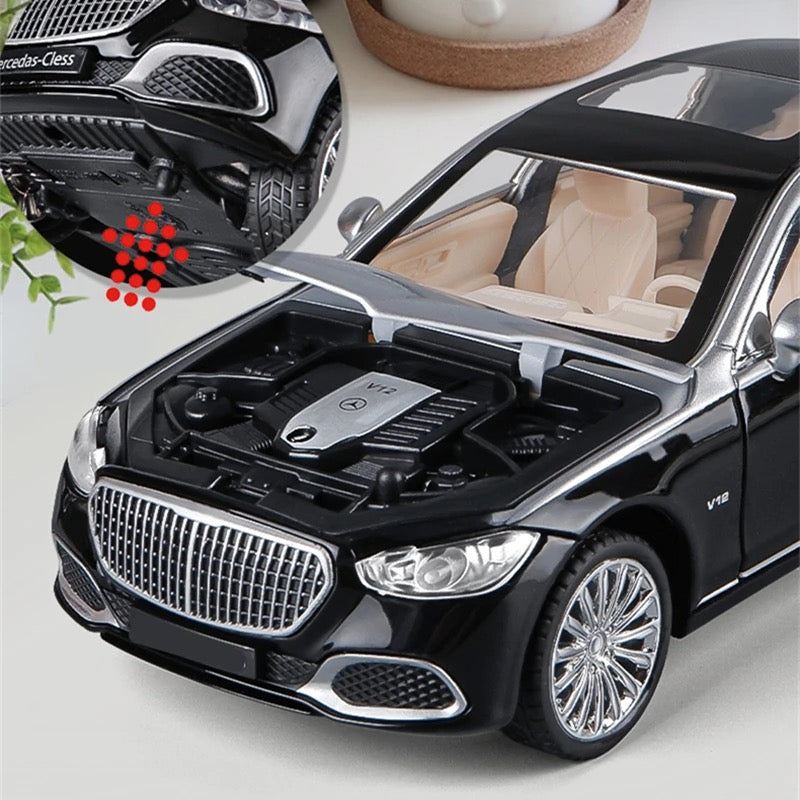 MINIATURE MERCEDES-MAYBACH CLASSE S 680 1:24 - Povcars