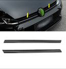 Volkswagen Golf 7 logo holder + black grille strips-5