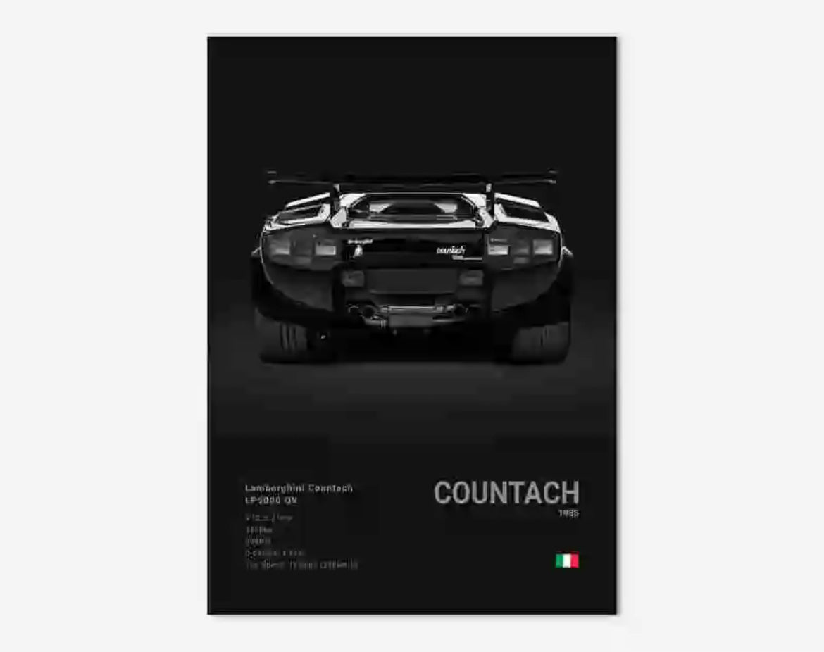 Poster LAMBORGHINI COUNTACH