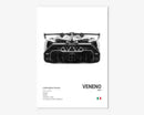 Poster LAMBORGHINI VENENO-1