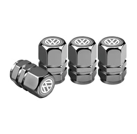 Buy gris Bouchons de valve Volkswagen (X4)