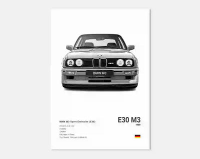 Poster BMW M3 (E30)