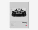Poster LAMBORGHINI VENENO-2