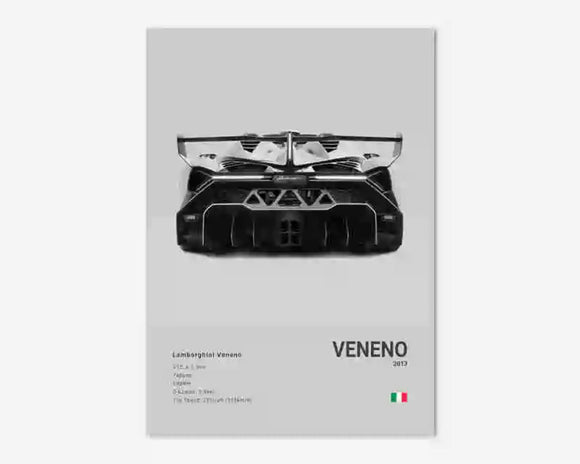 Poster LAMBORGHINI VENENO