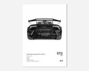 Poster LAMBORGHINI HURACAN STO-1