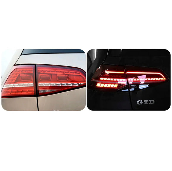 Dynamic rear headlight unit Volkswagen Golf 7, 7.5 (X2)