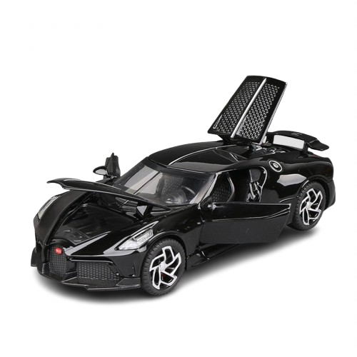 MINIATURE BUGATTI LA VOITURE NOIRE 1:32