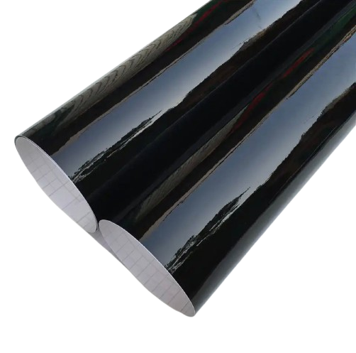 Glossy Black Protective Covering Roll