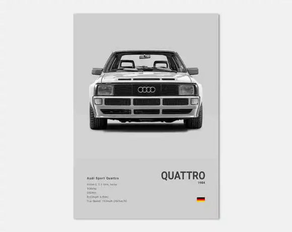 Audi Quattro poster