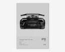 Poster LAMBORGHINI HURACAN STO-2