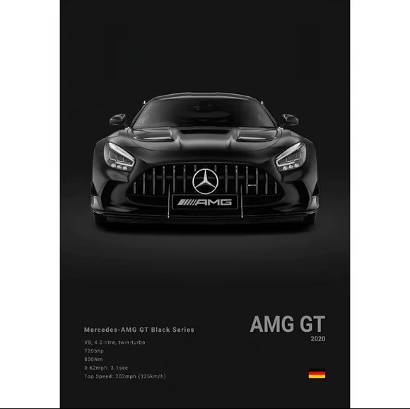 MERCEDES AMG GT Poster