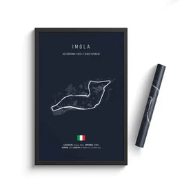 Poster circuit of ENZO E DINO FERRARI