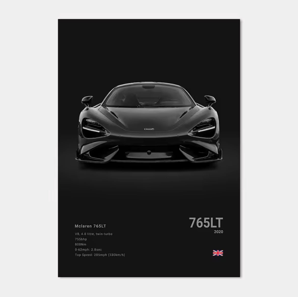 Poster McLaren 765LT