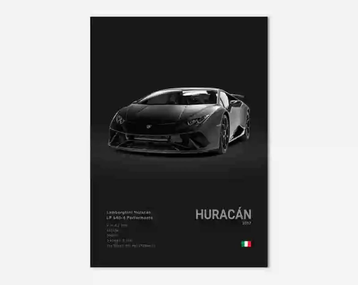 Poster LAMBORGHINI HURACAN