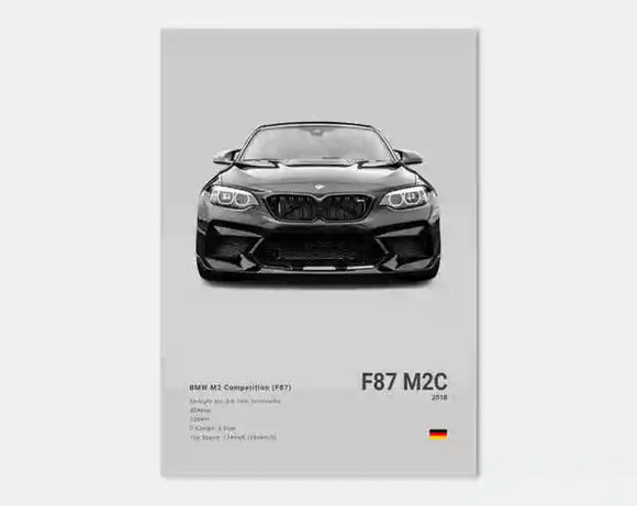 Poster BMW M2 COMPETITION (F87)