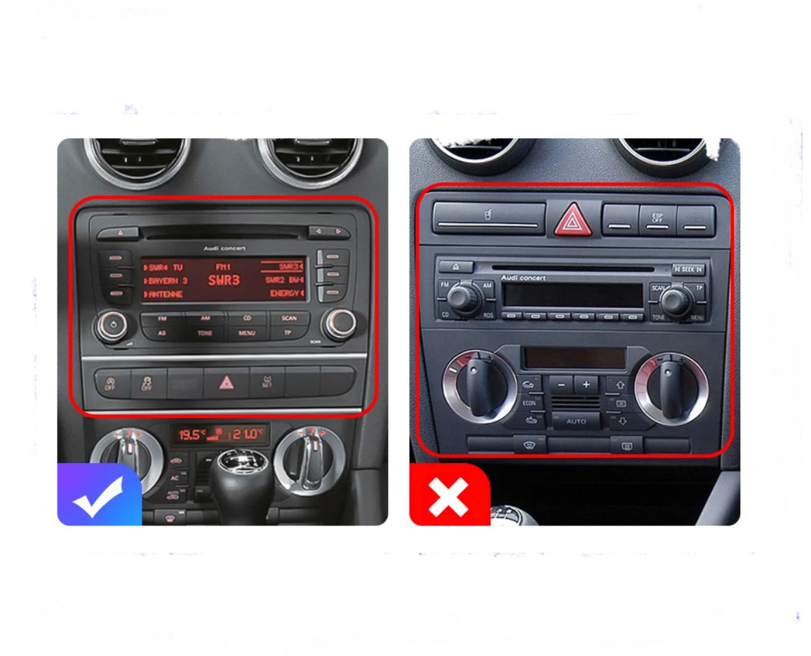 Autoradio Carplay AndroidAuto Audi A3 8P - 0