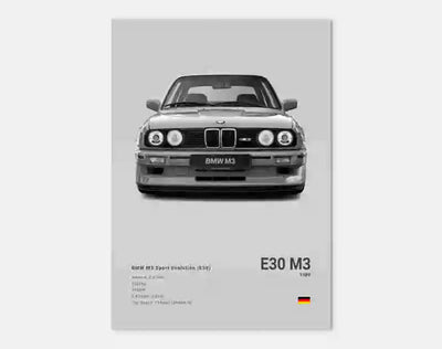 Poster BMW M3 (E30) - 0