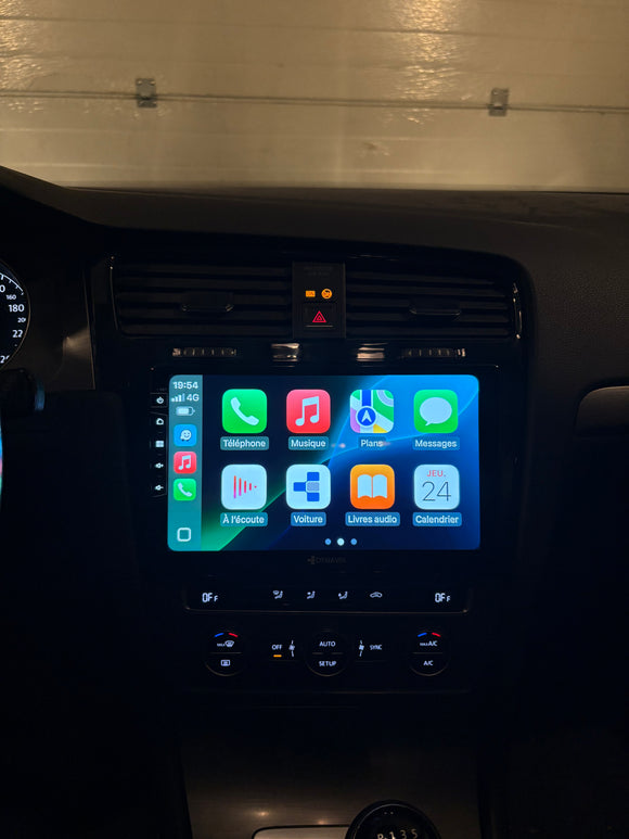 Installation à domicile écran CarPlay Android Auto