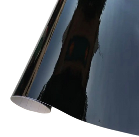 Glossy Black Protective Covering Roll