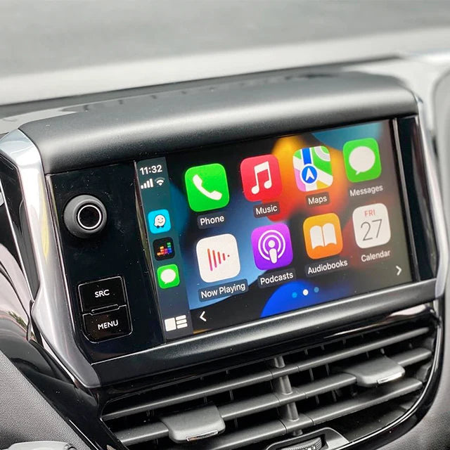 Module autoradio CarPlay Android auto pour Peugeot, Citroën