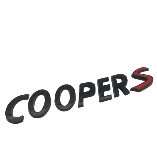 Lettres de coffre Mini Cooper S