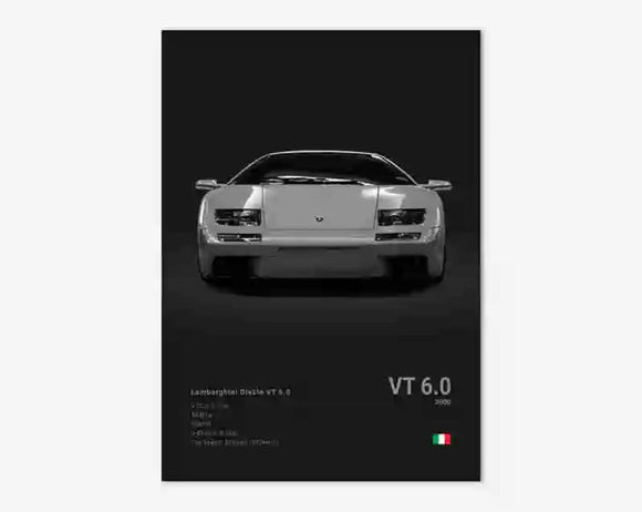 Poster LAMBORGHINI DIABLO VT 6.0