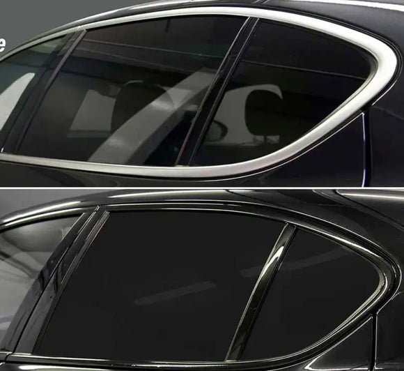 Glossy Black Protective Covering Roll