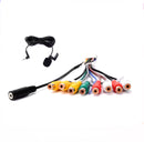 Câbles RCA + Micro + antenne 4G pour autoradio CarPlay Android Auto Renault Volkswagen Peugeot-1