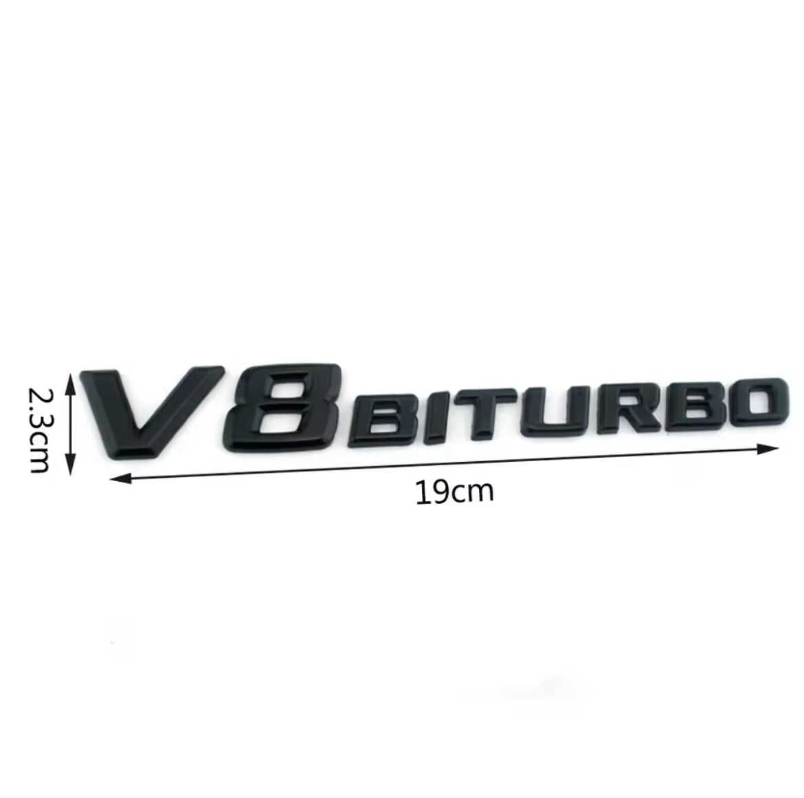 Lettres Mercedes V8 Biturbo