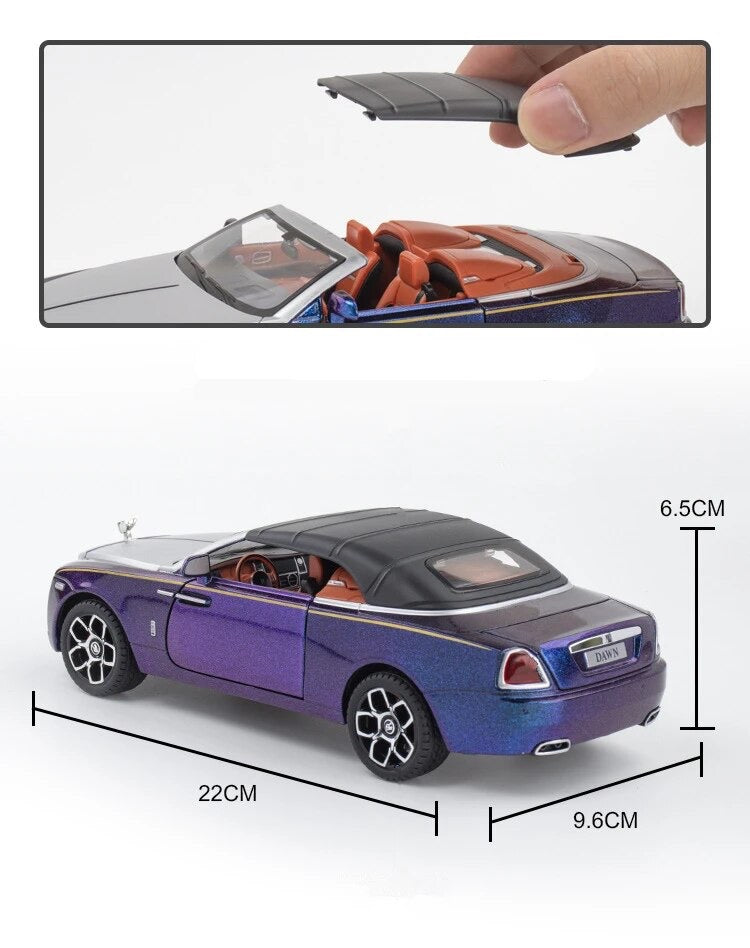 Miniature Rolls Royce Dawn 1:24 - Povcars