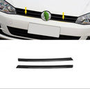 Volkswagen Golf 7 logo holder + black grille strips-9
