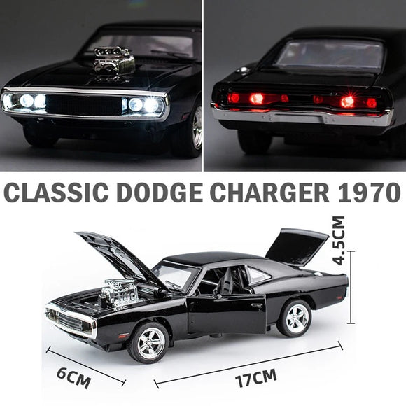 MINIATURE DODGE CHARGER 1970 1:32 