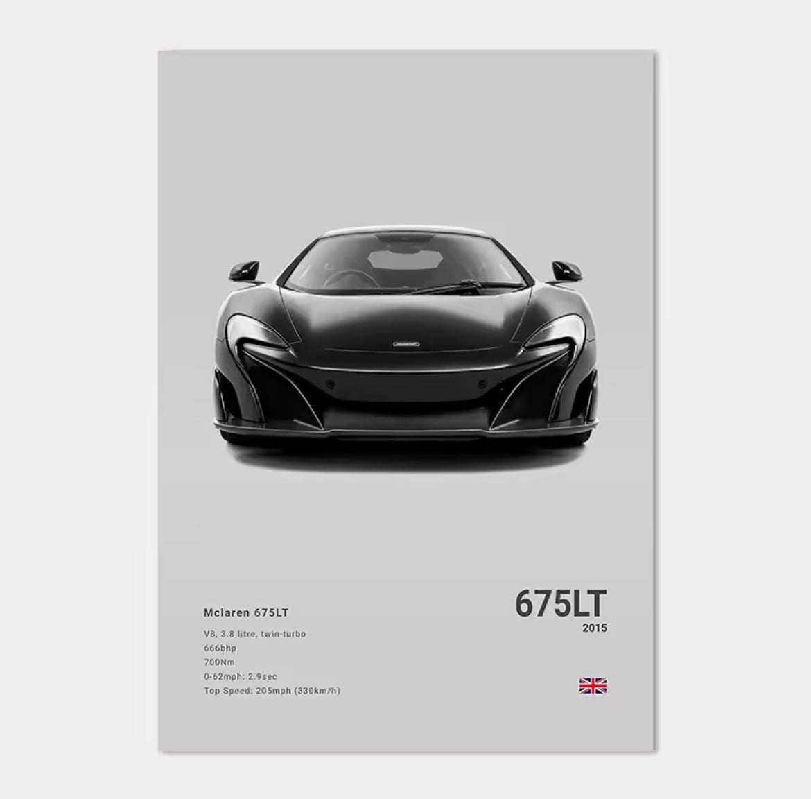 Poster McLaren 675LT