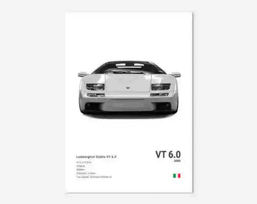 Poster LAMBORGHINI DIABLO VT 6.0