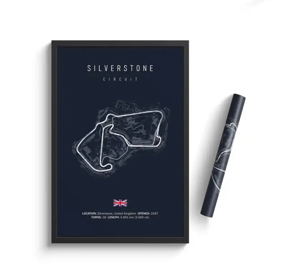 Poster circuit de SILVERSTONE