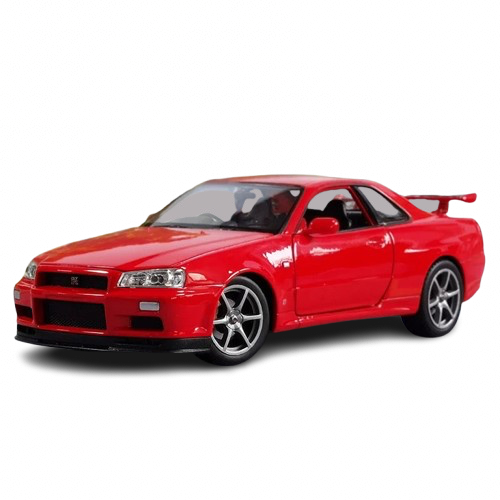 MINIATURE NISSAN GT-R R34 1:24 