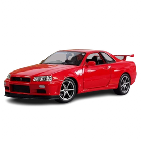 MINIATURE NISSAN GT-R R34 1:24 