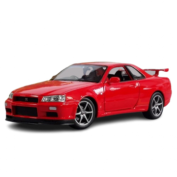 MINIATUR NISSAN GT-R R34 1:24 