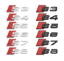 Audi S trunk letters-1