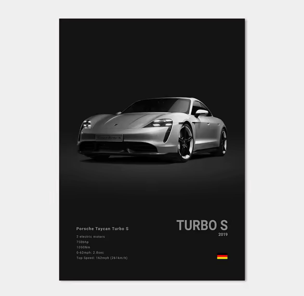 Poster Porsche Taycan Turbo S