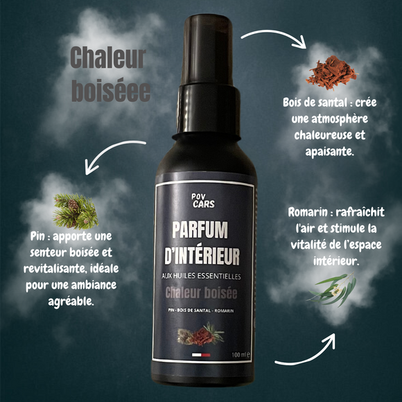 Povcars - Parfum d'intérieur- Chaleur boisée