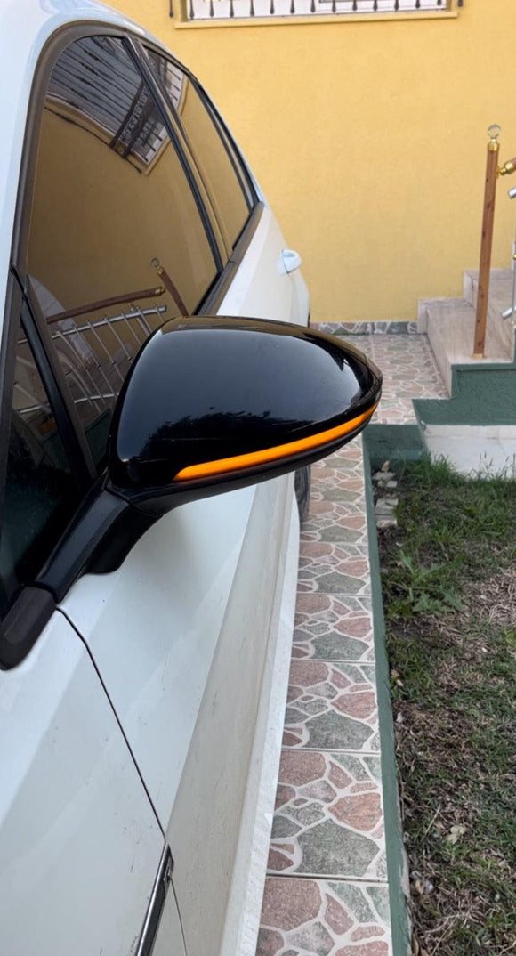 Paire de clignotants rétroviseurs dynamiques LED Volkswagen Golf 7.5 GTI, R, GTD, RLINE, MK7 - Povcars