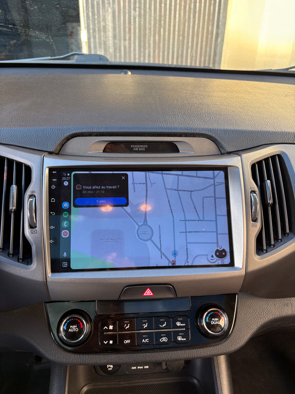 Installation à domicile écran CarPlay Android Auto