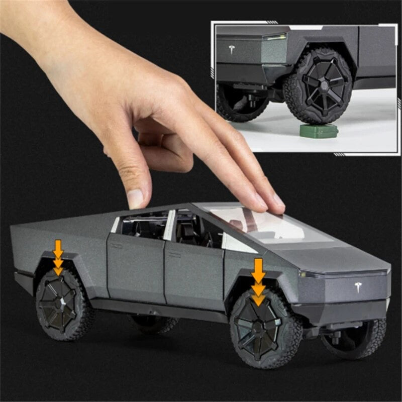 MINIATURE TESLA CYBERTRUCK 1:24 - Povcars