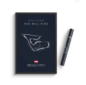 RED BULL RING circuit poster